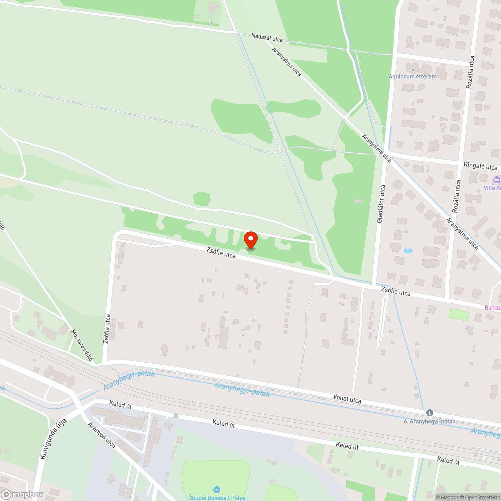 Sötét a Zsófia utca bejelentés helye