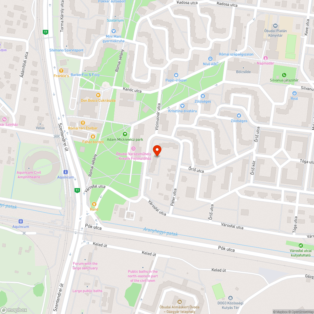 Használhatatlan feljáró bejelentés helye