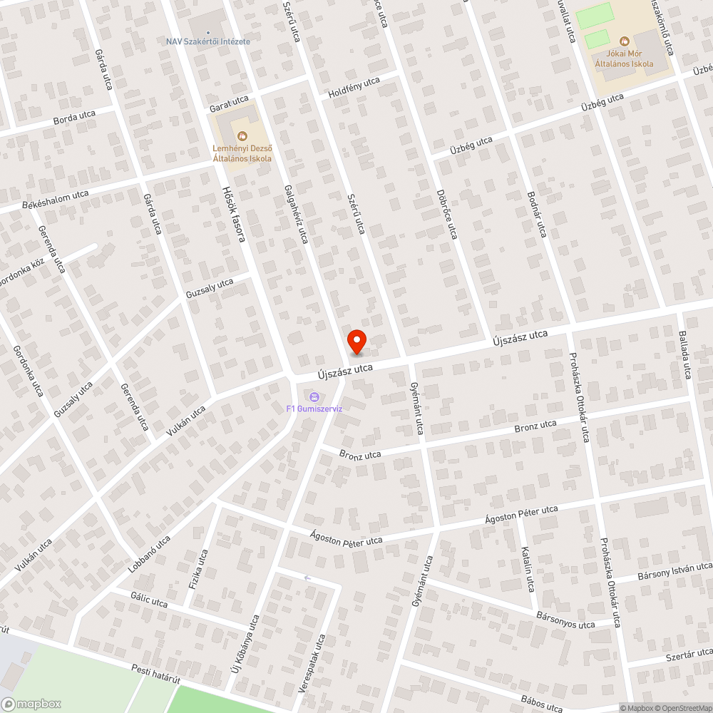 Buszmegálló üvege kitört bejelentés helye