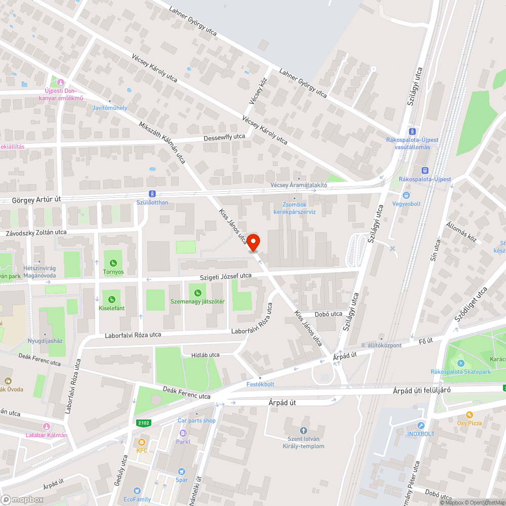 Elhagyott Mazda bejelentés helye