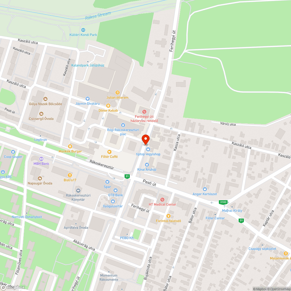 Nagyon rossz állapotú járda bejelentés helye