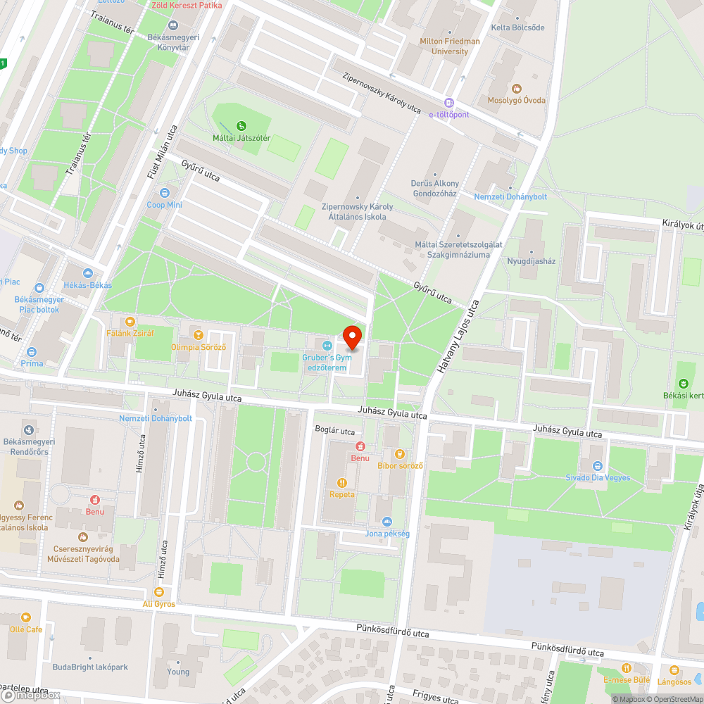 Elhagyott autók bejelentés helye