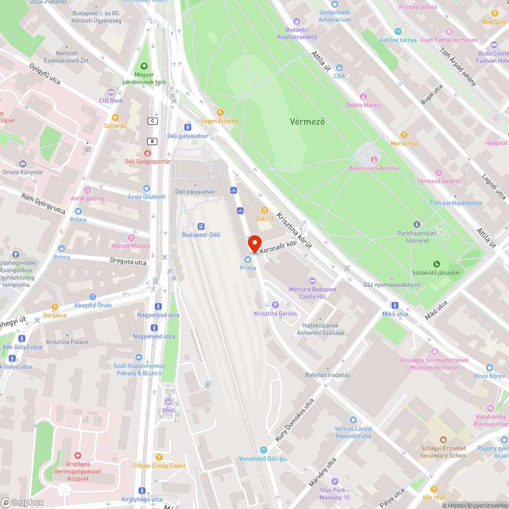 Jó példa - szegélysüllyesztés bejelentés helye