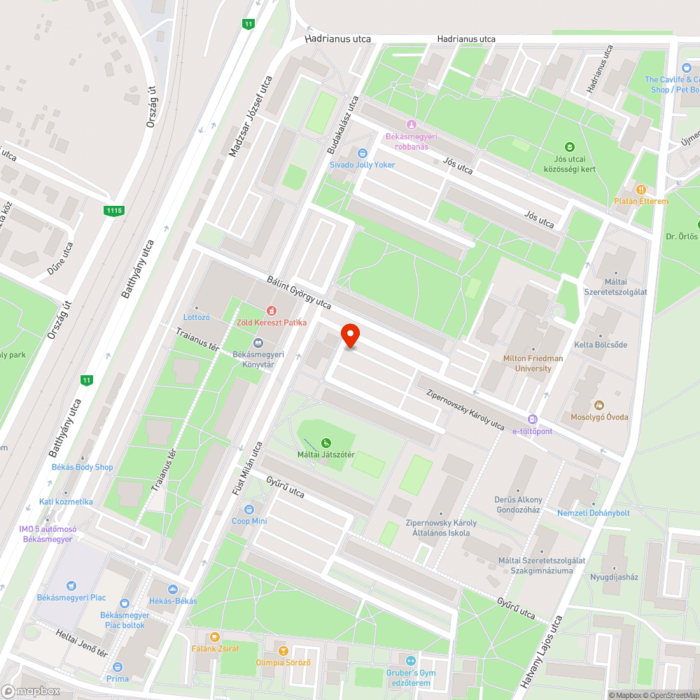 Elhagyott Touran bejelentés helye