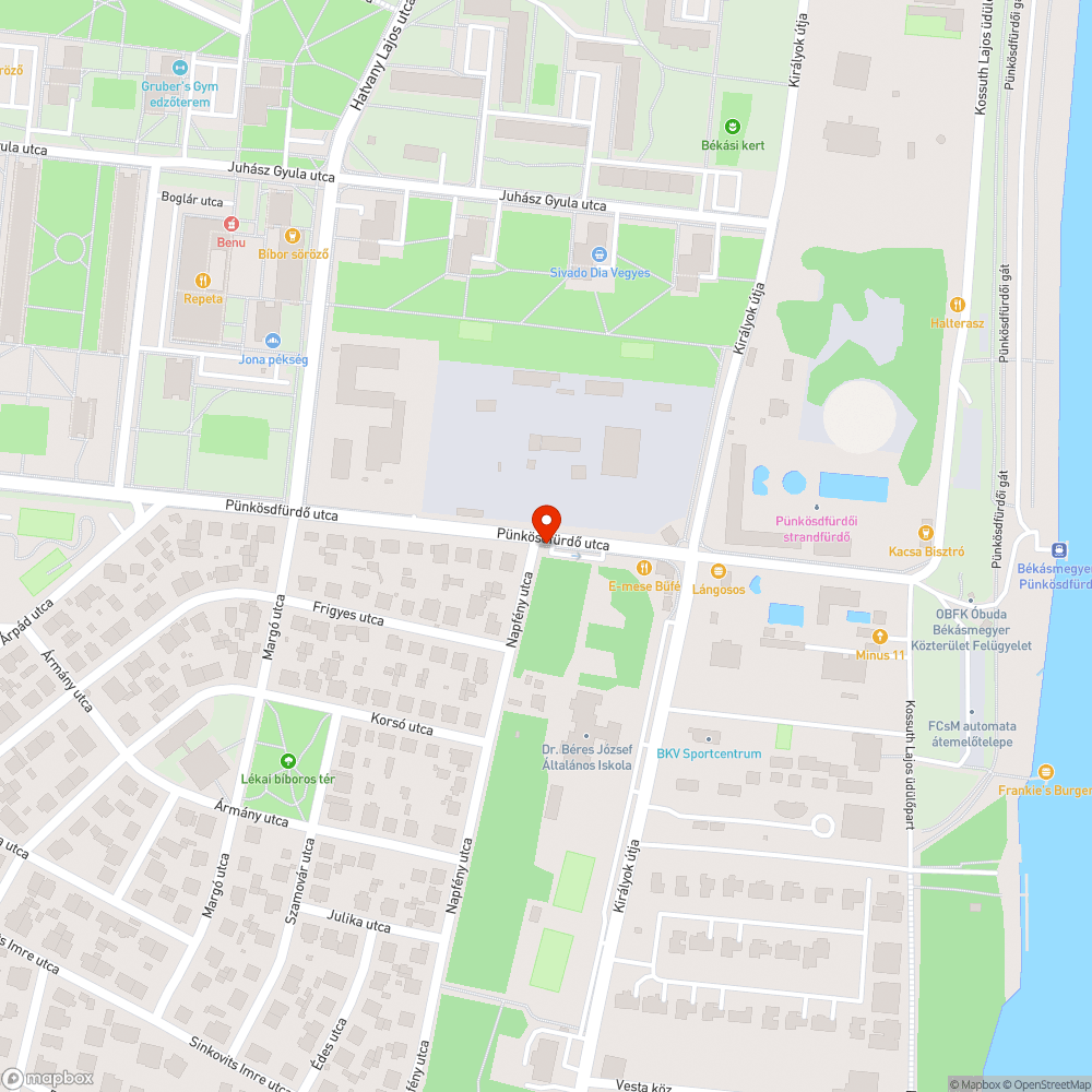 Elhagyott Opel bejelentés helye