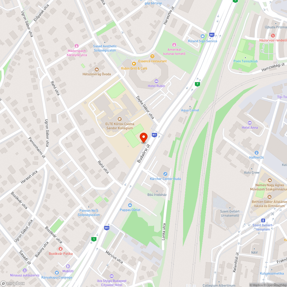 Budaörsi út 95, járdán parkoló autó bejelentés helye