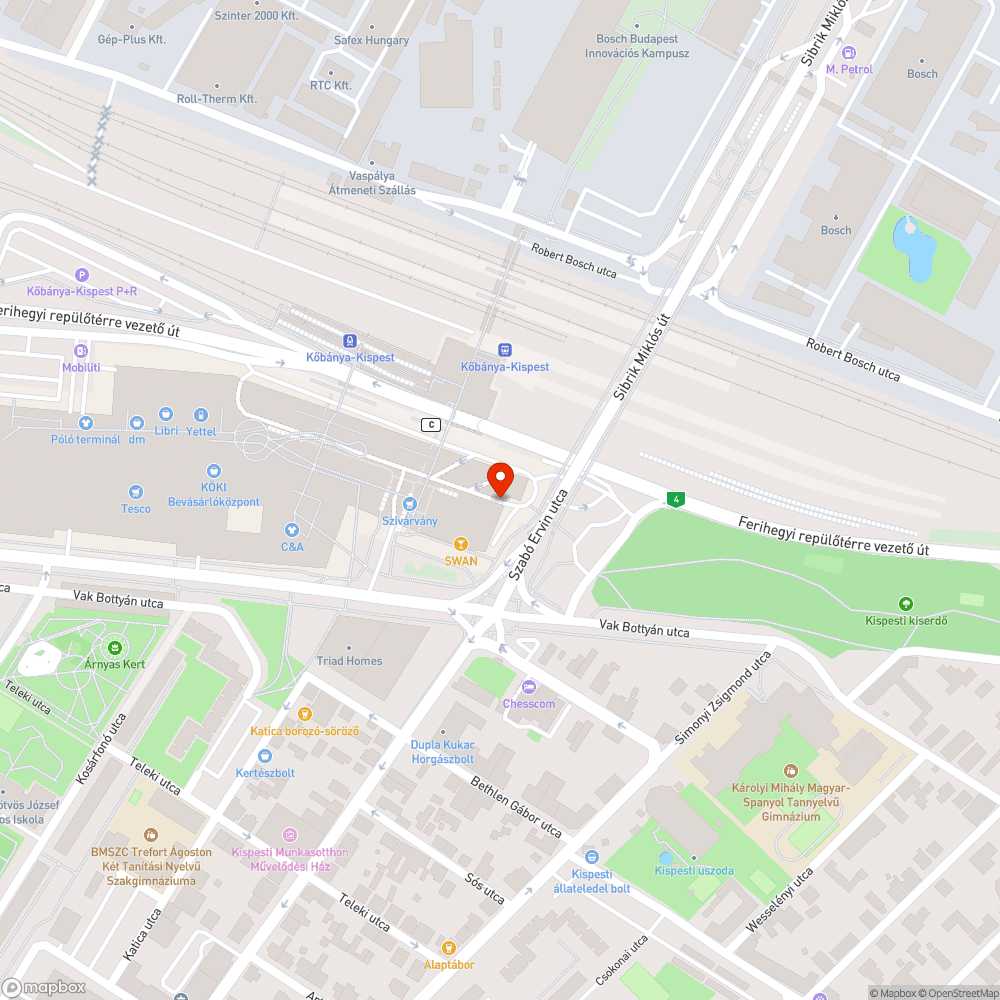 Megsüllyedt terület. bejelentés helye