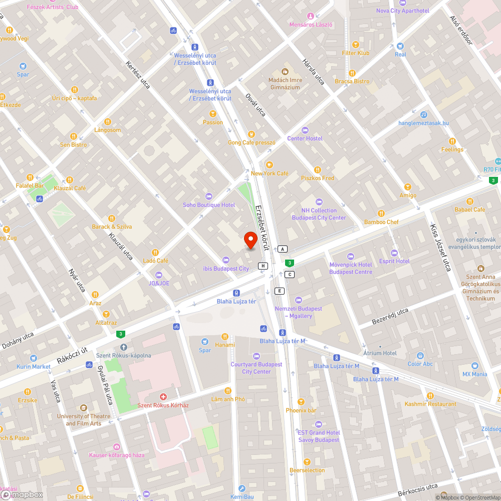 Beázás a Blaha Lujza téri metróállomáson bejelentés helye