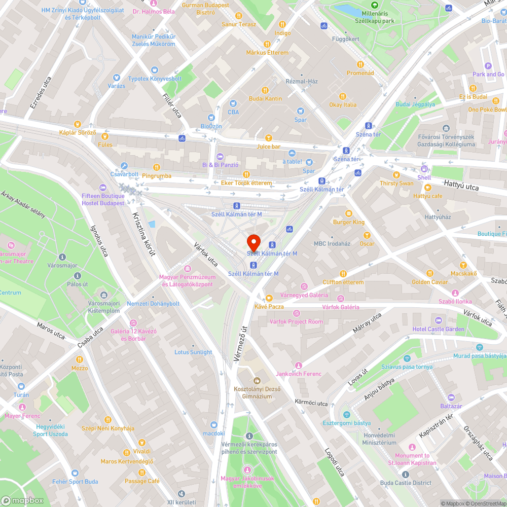 Bevásárlókocsi bejelentés helye