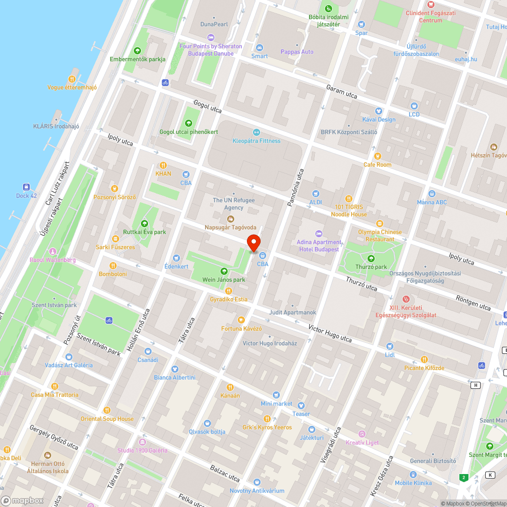 Elhagyott autó bejelentés helye