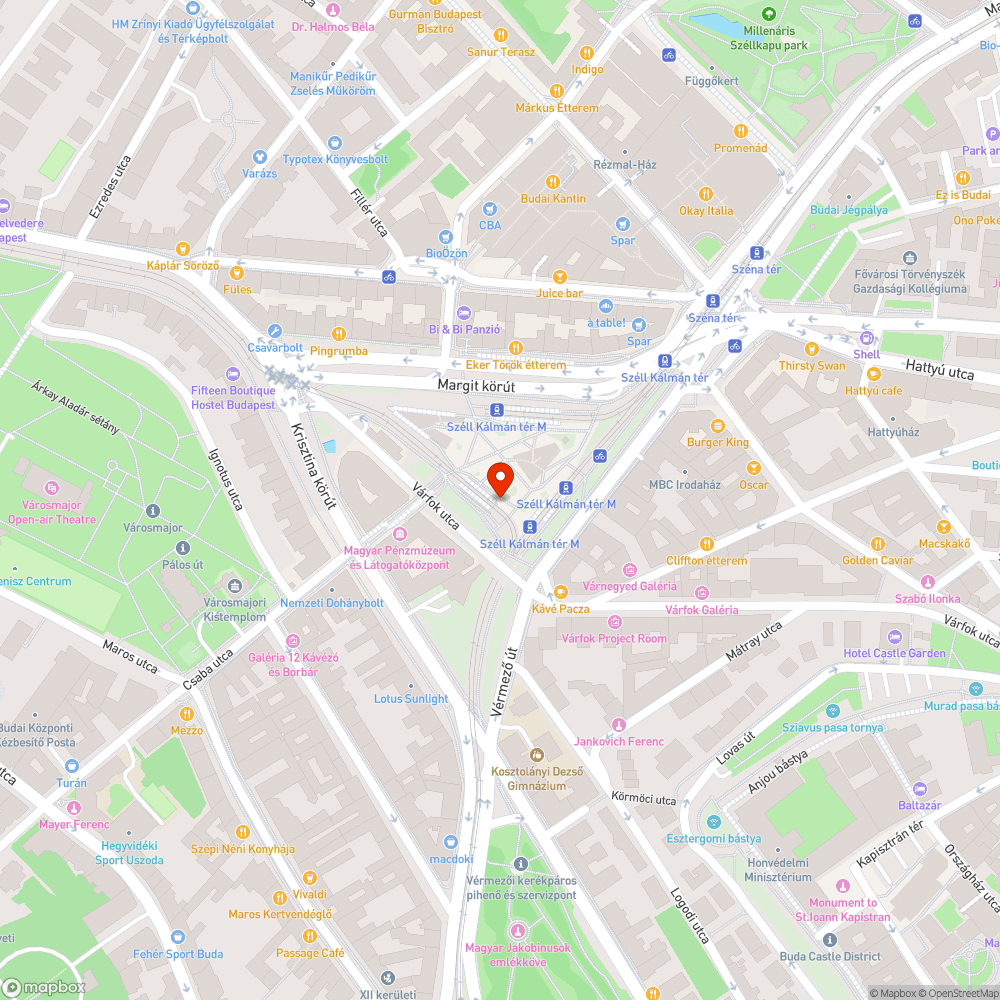 Széll Kálmán téri graffitik bejelentés helye