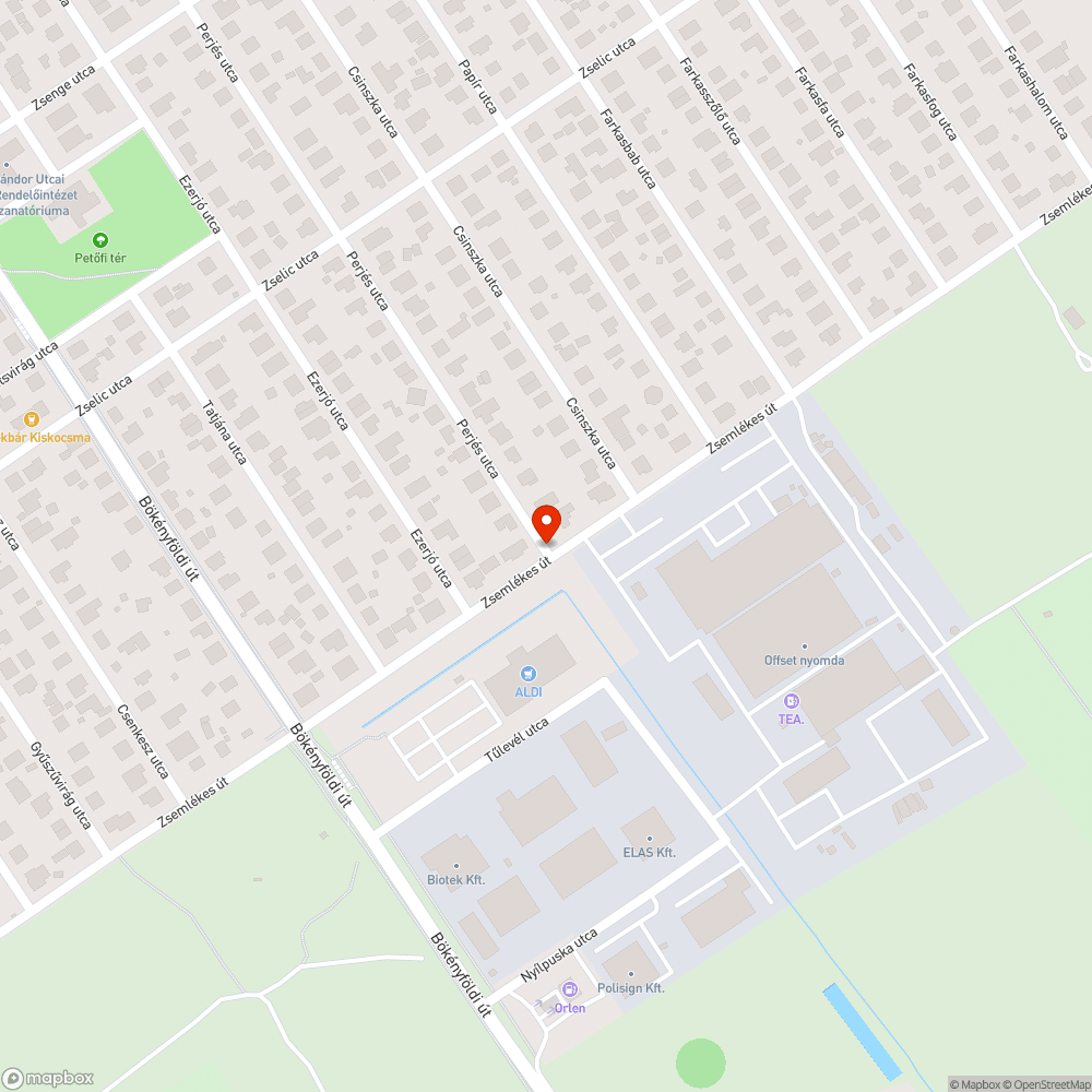 Hibás útszakasz !!! bejelentés helye