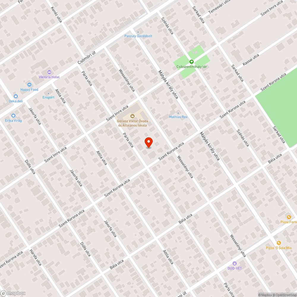 Elhagyott Transit bejelentés helye