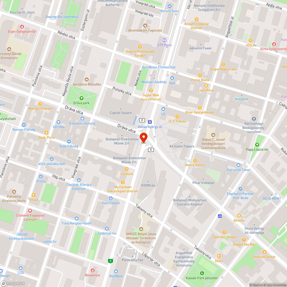 Kátyú/k/ - Váci u - Dózsa Gy. u kereszteződés bejelentés helye