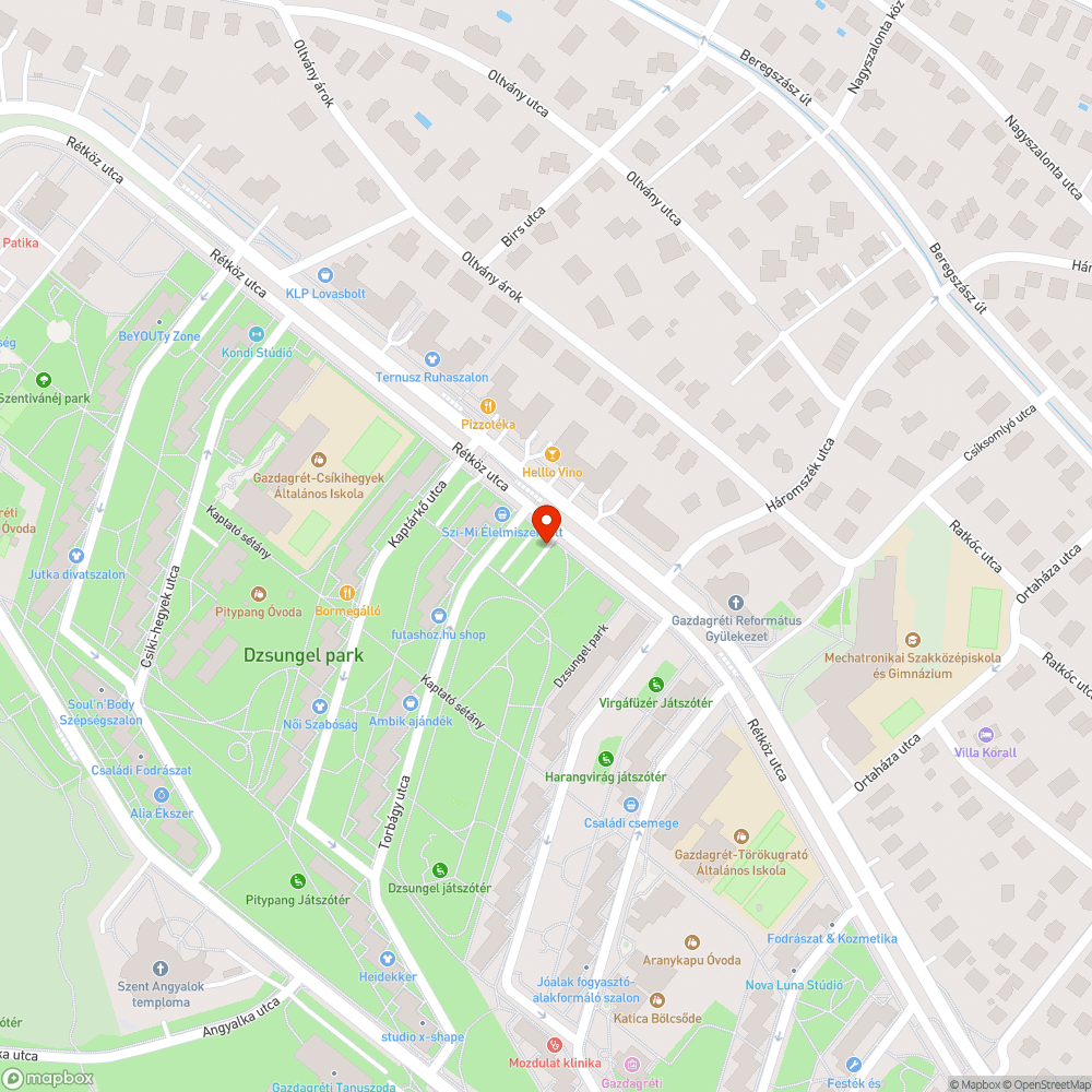 Kátyú a parkolóban bejelentés helye