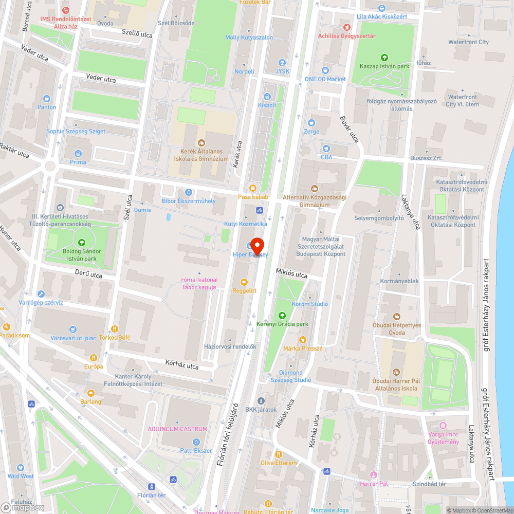 Esőbeálló helye bejelentés helye