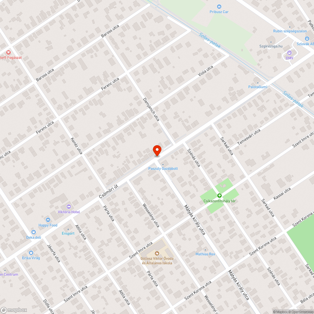 Kidőlt tábla bejelentés helye