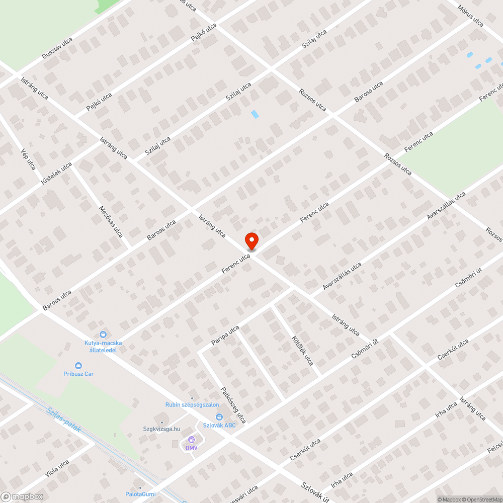 Nehezen belátható egyenrangú útkereszteződés bejelentés helye