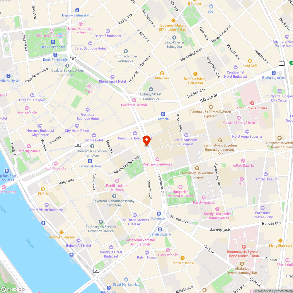 Kiálló bejelentés helye