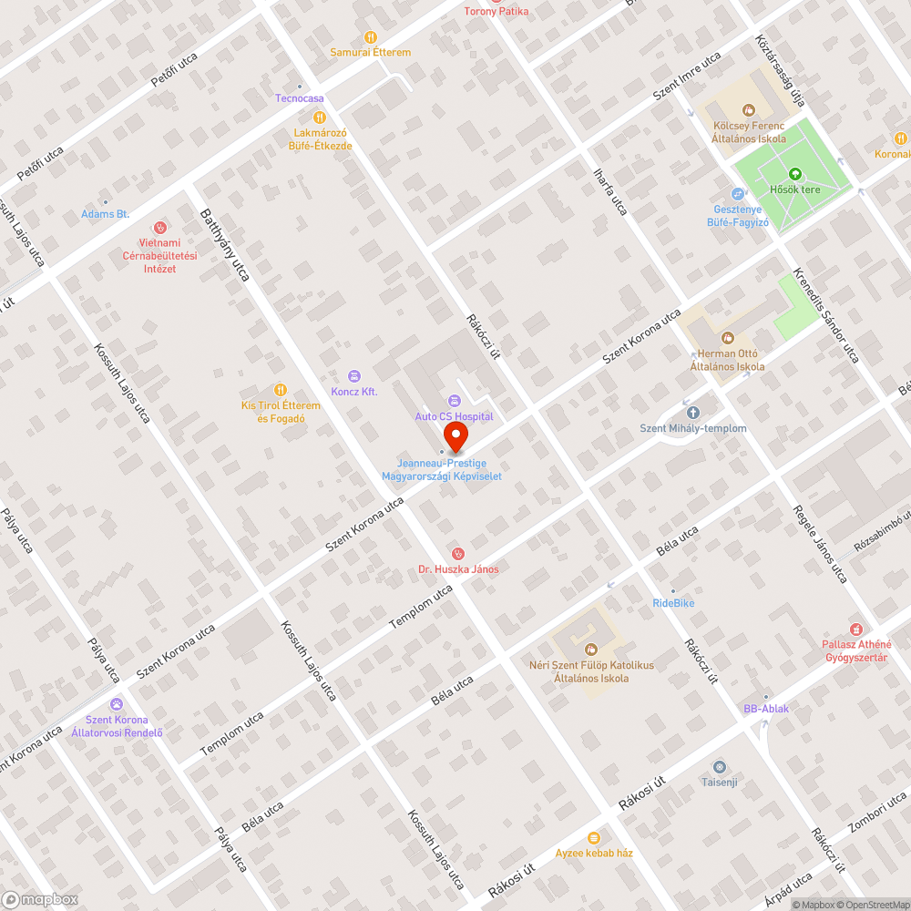 Elhagyott Opel bejelentés helye