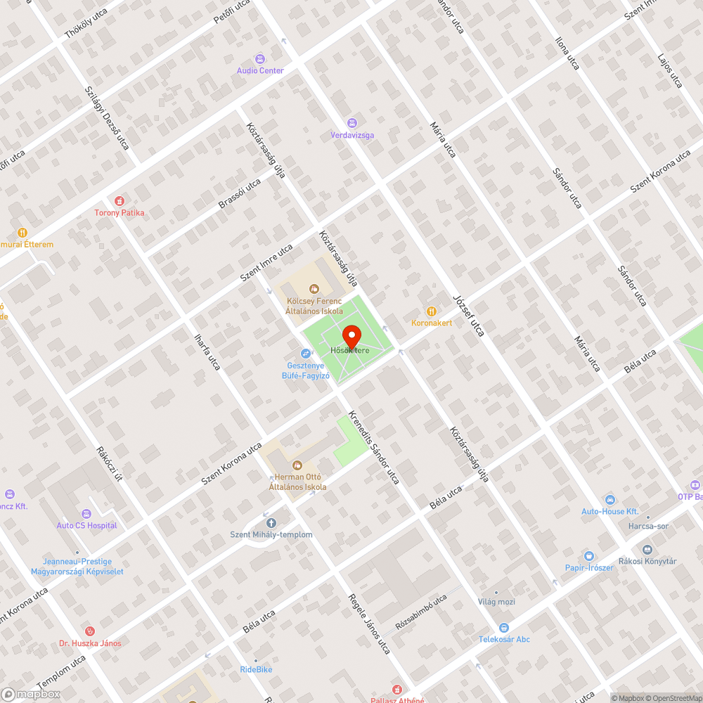 Elhagyott Mazda bejelentés helye