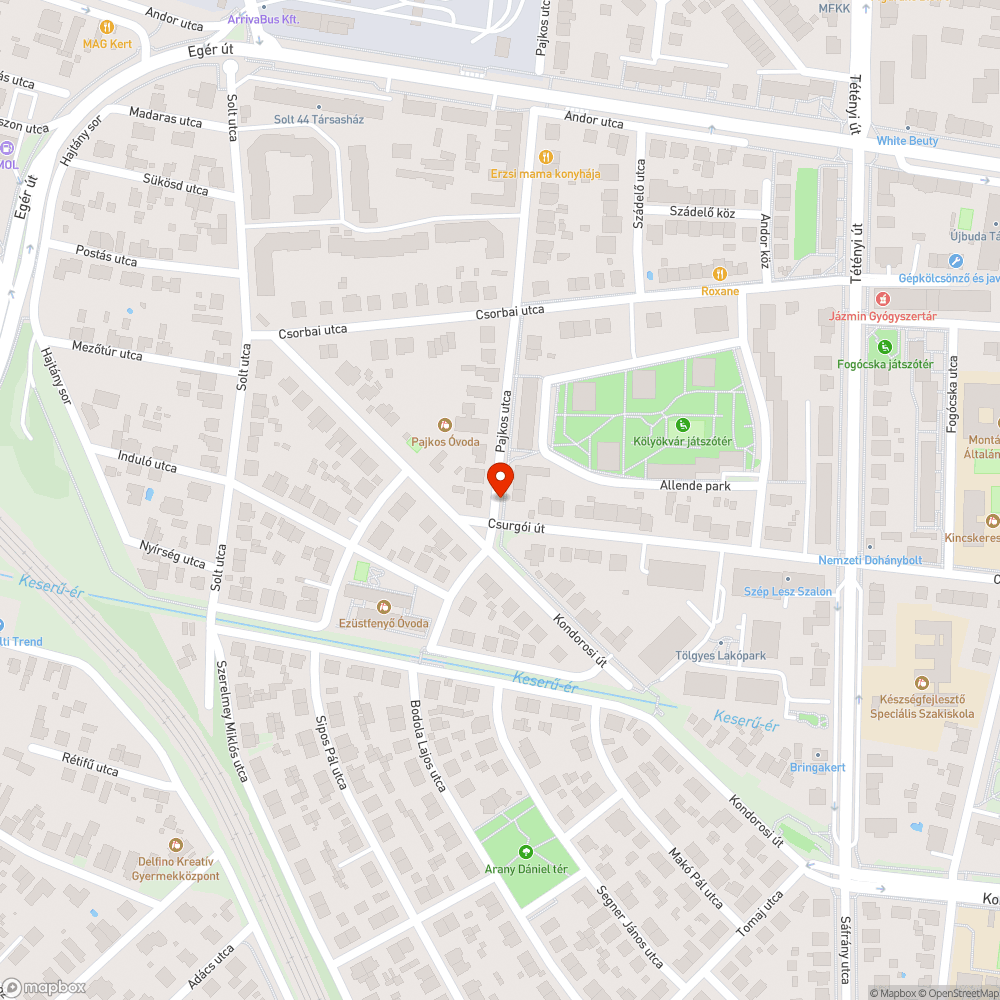 Újabb elrozsdásodott szemetes bejelentés helye