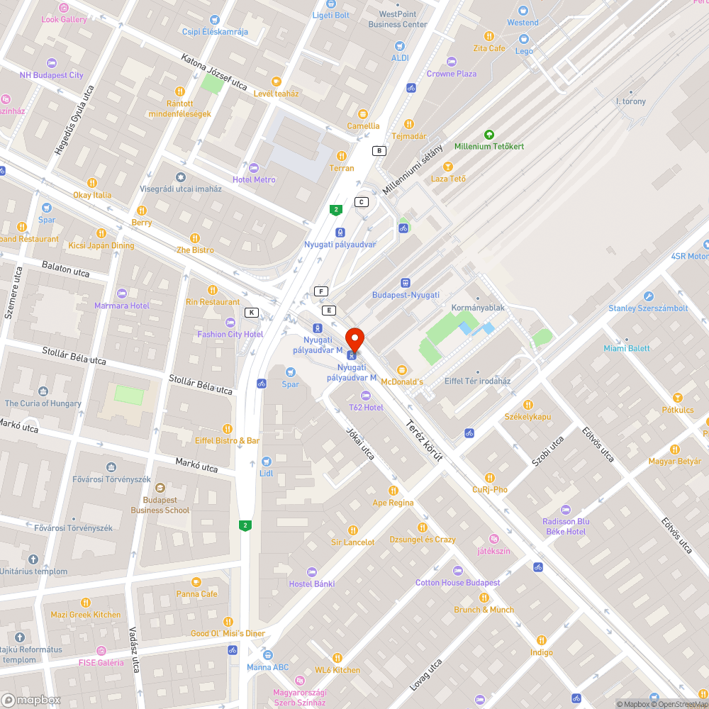 Félredobott, otthagyott járólap. bejelentés helye