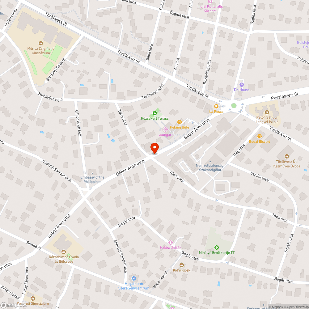 kidöntött fa bejelentés helye