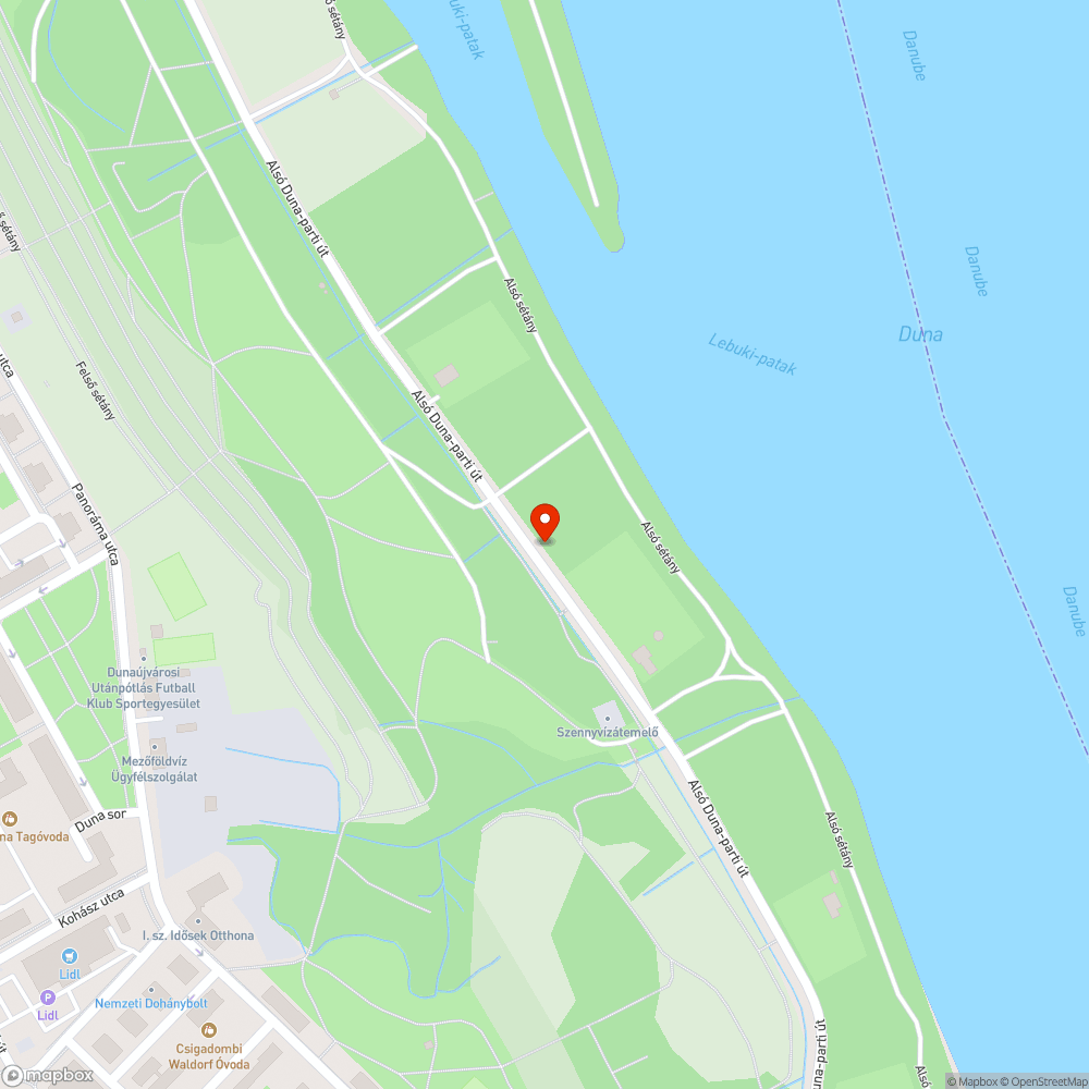 nyitott oszlopajtó bejelentés helye