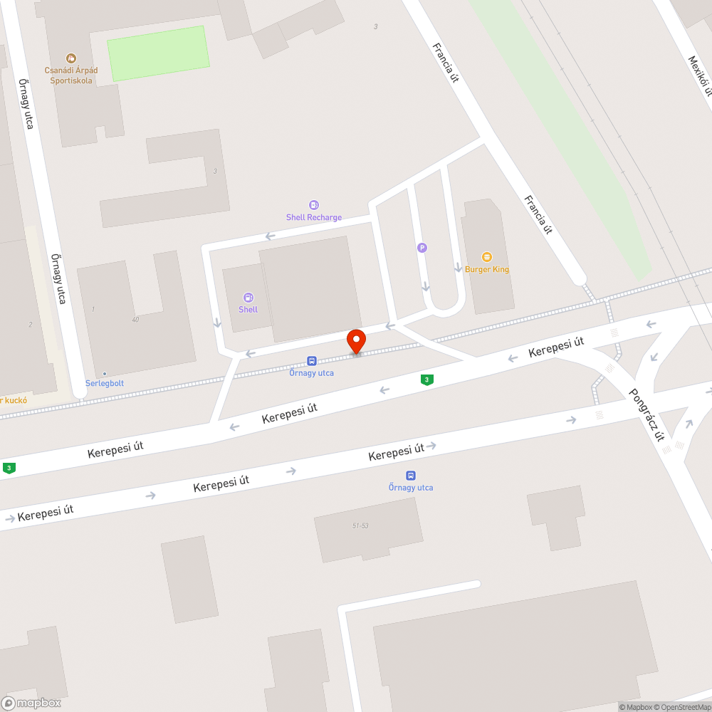 Firkás megállóoszlop bejelentés helye