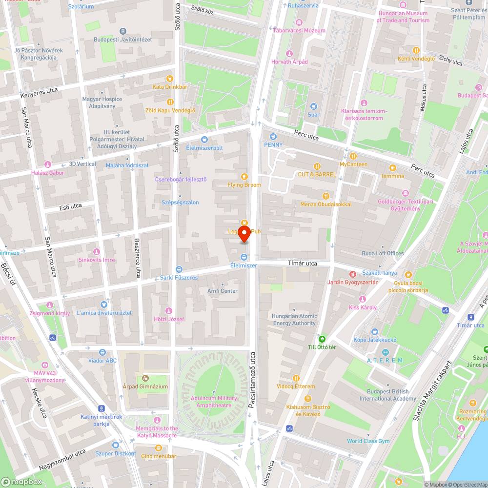 Elhagyott autó bejelentés helye