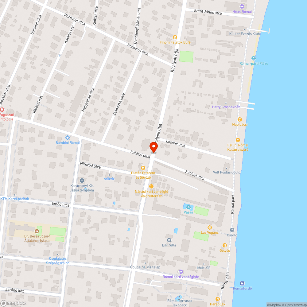 Beszakadt az út - Királyok útja bejelentés helye