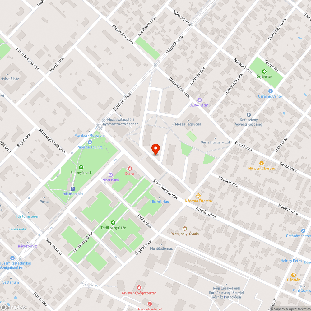 Rendszám nélküli elhagyott autó bejelentés helye