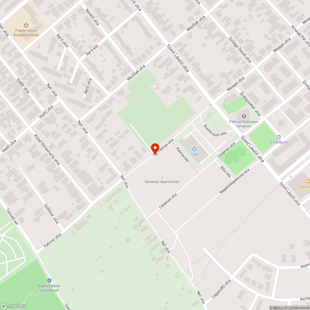 Szétszórt szemét bejelentés helye