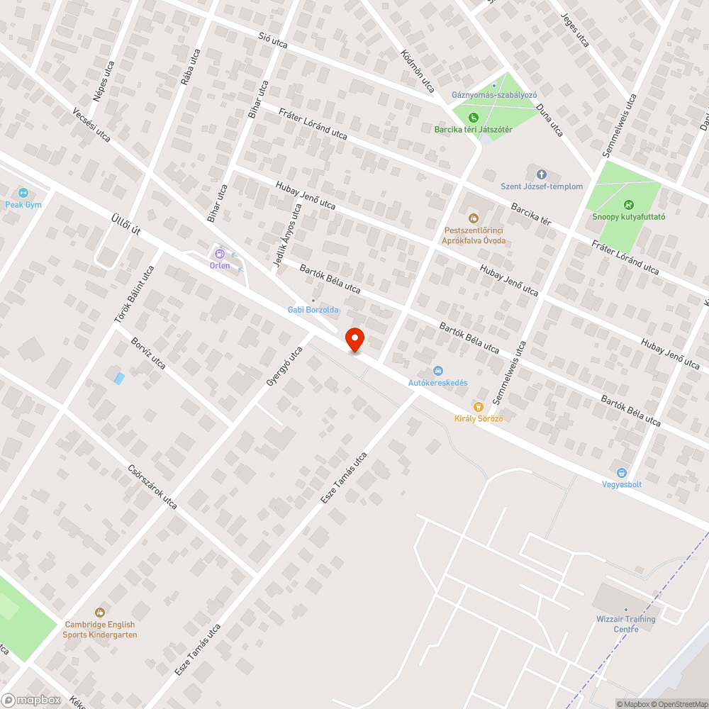 Megállótábla ?! bejelentés helye