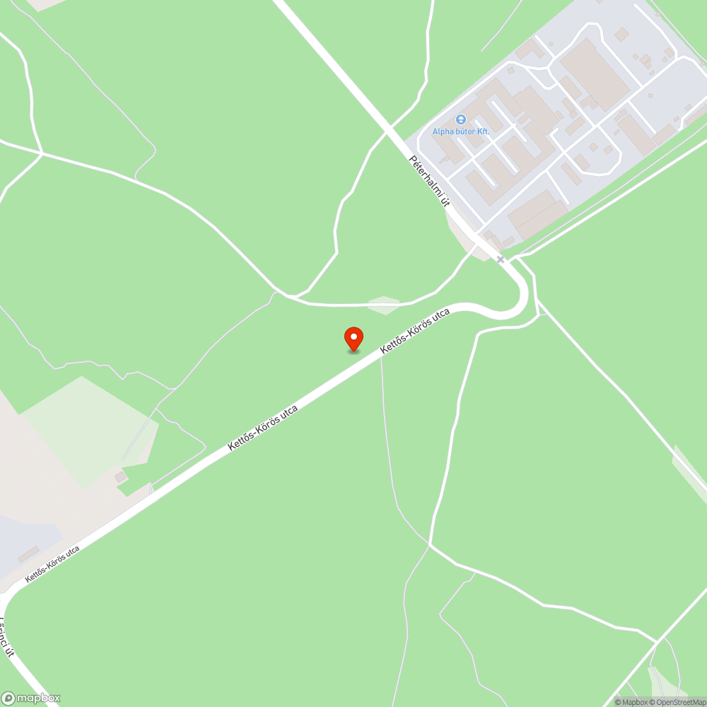 Illegális hulladék a Kettős Körös út mentén bejelentés helye