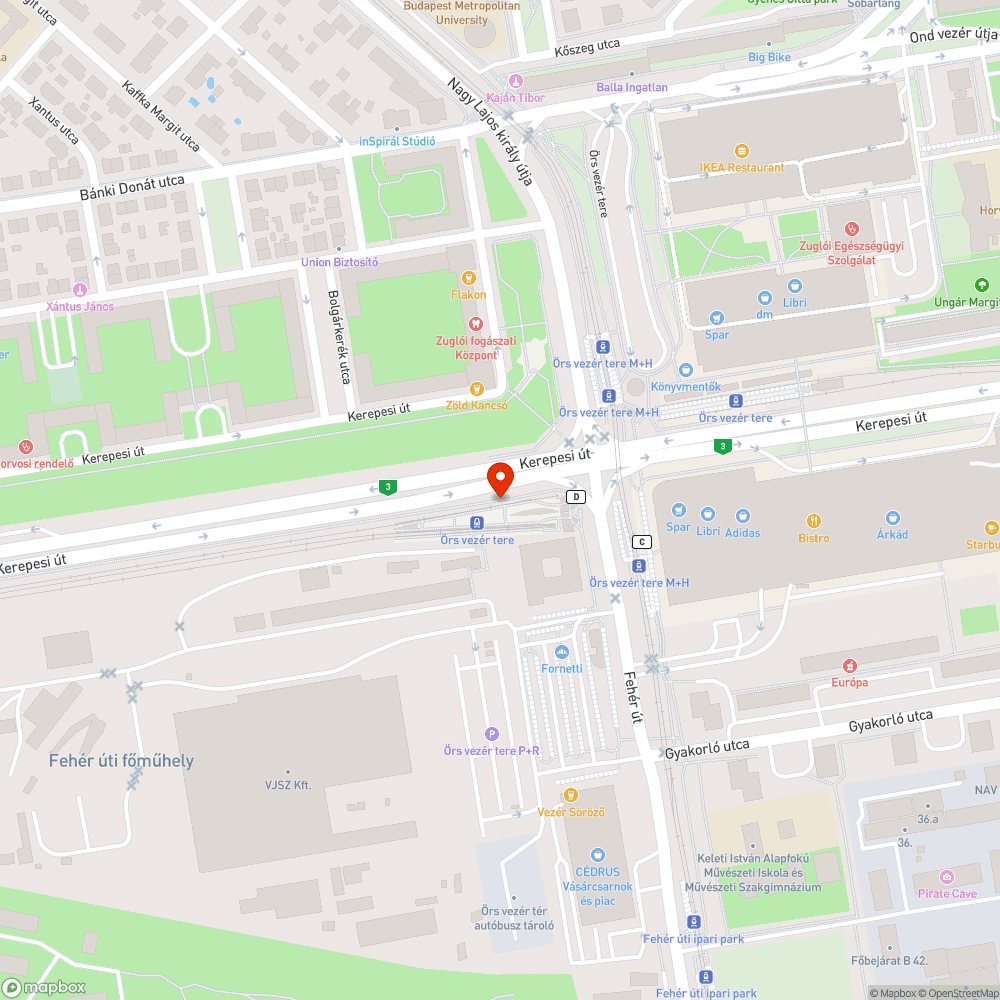 Mi a hézag? bejelentés helye