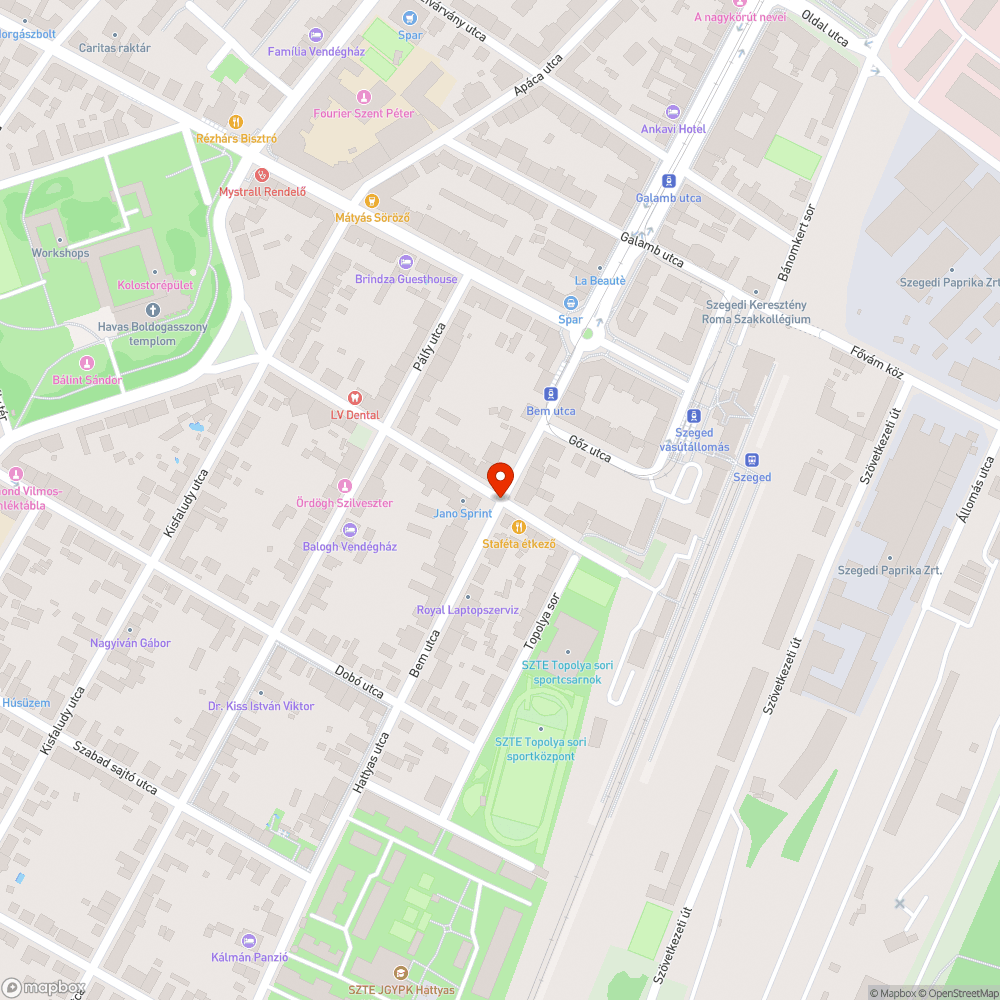 Hiányzó fedlap bejelentés helye