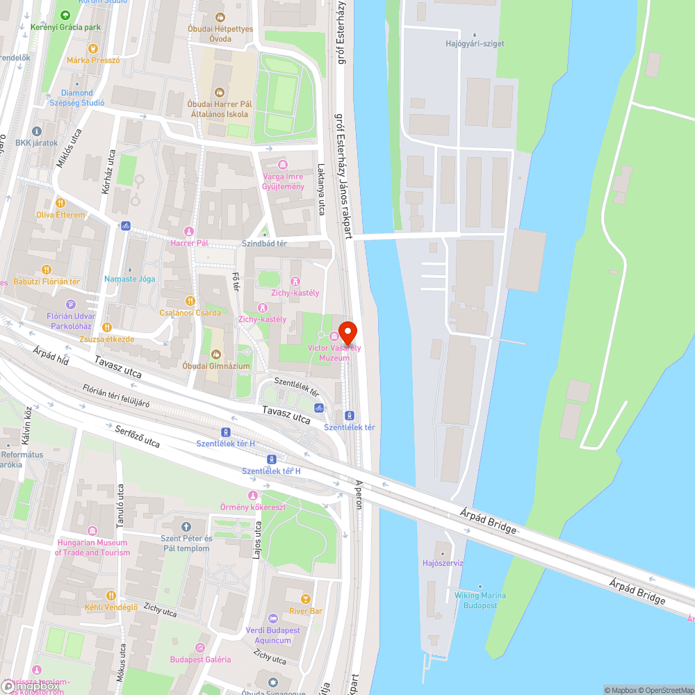 Graffiti a Hév megállónál bejelentés helye