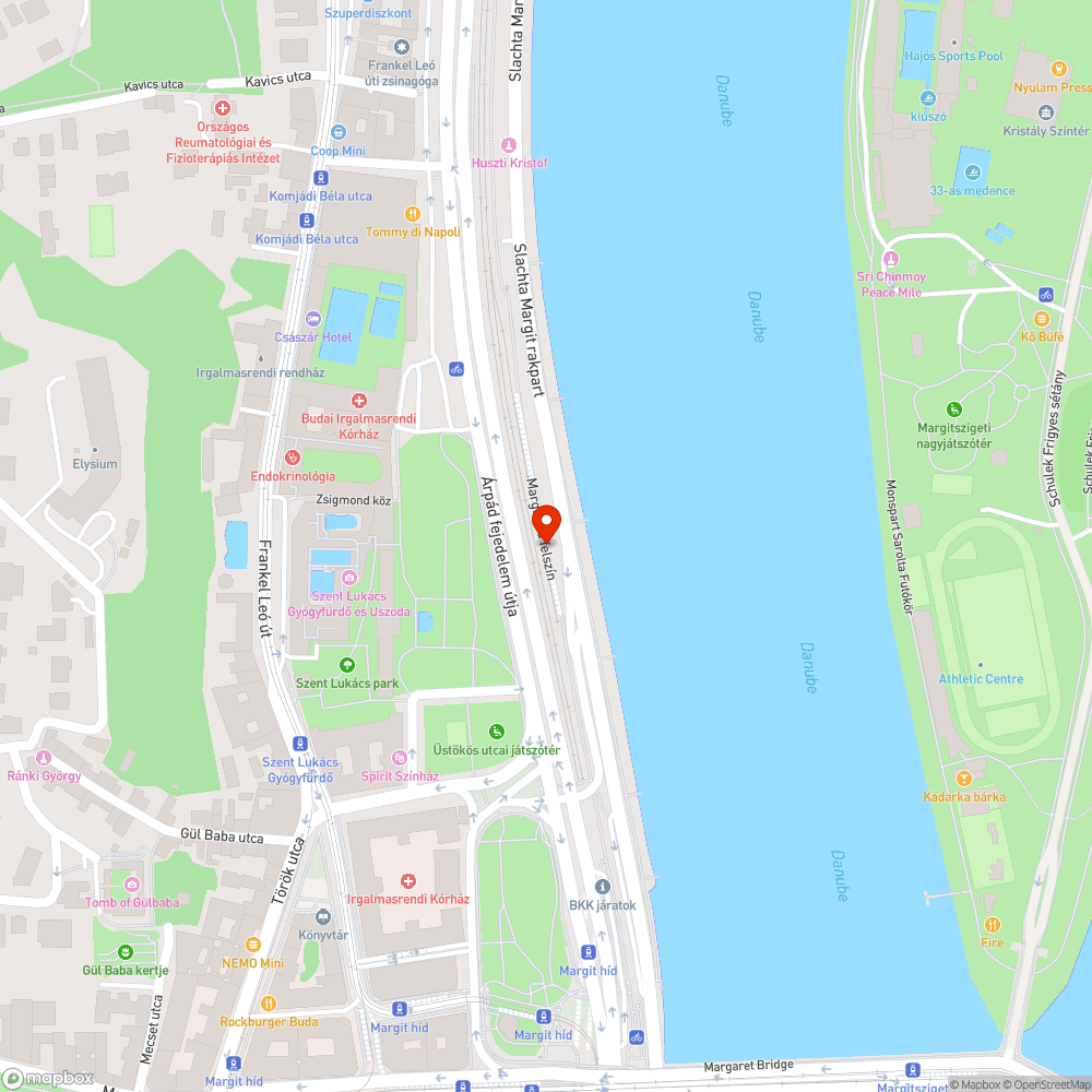 Graffitis megálló bejelentés helye