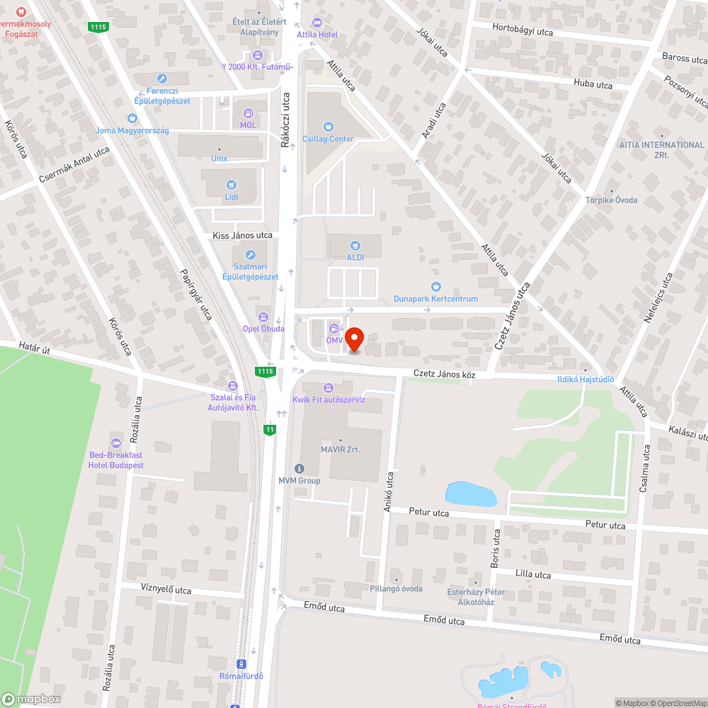 Graffitits váró bejelentés helye