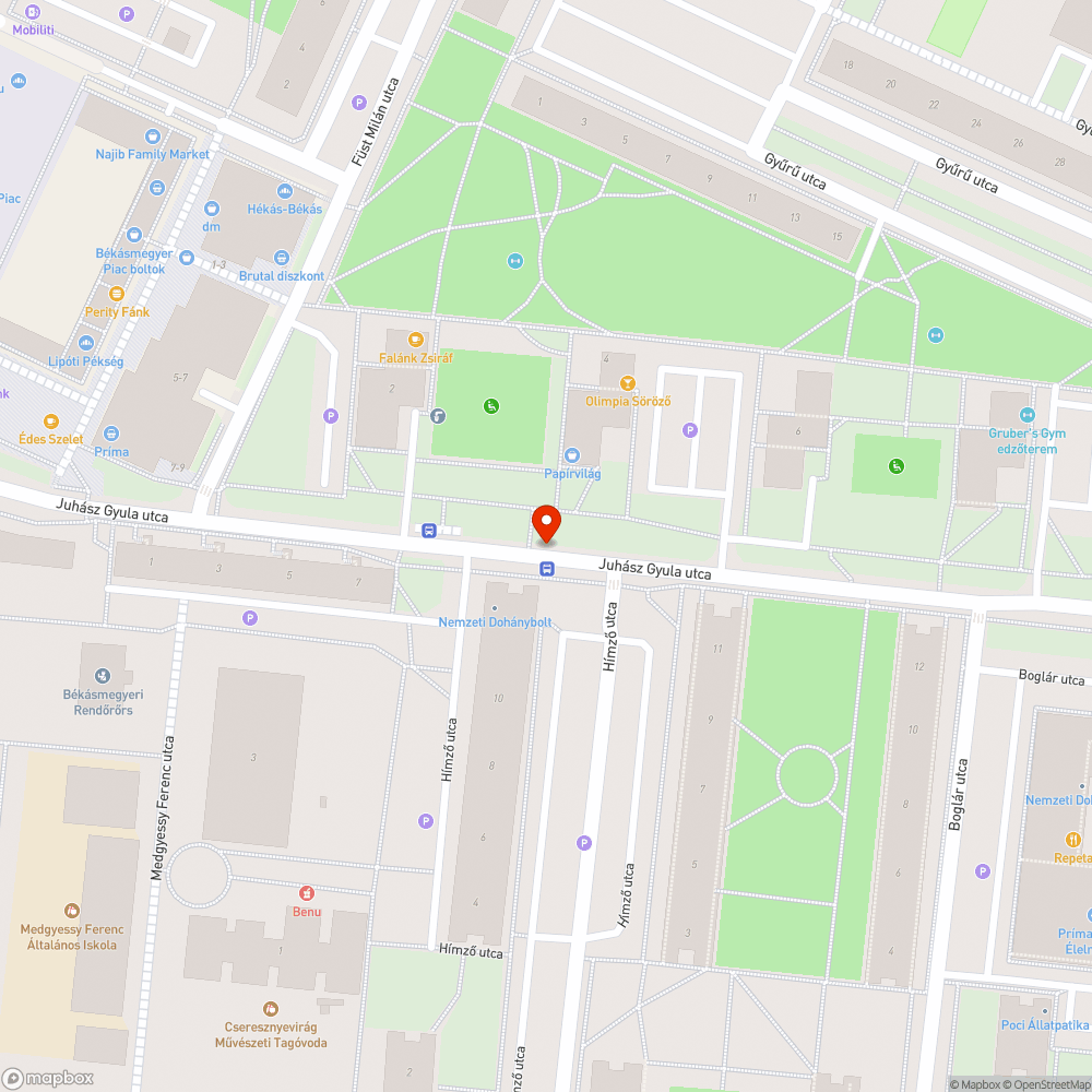 Biztonságos átkelés bejelentés helye