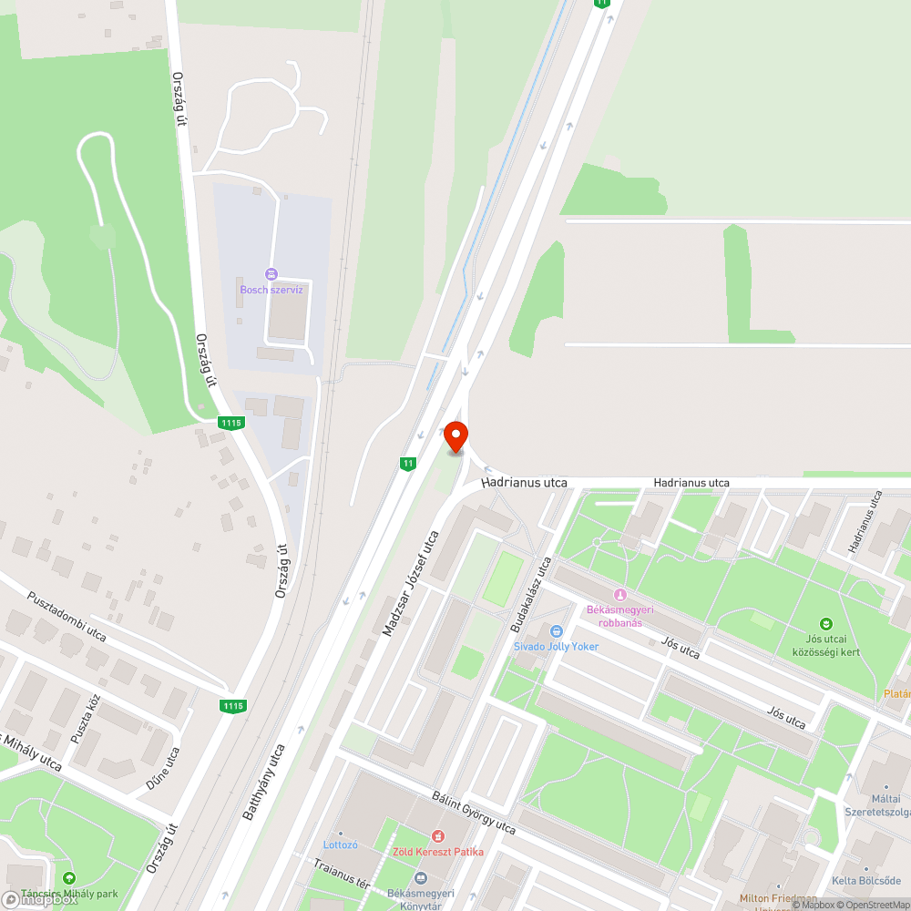 Járdafolytatás bejelentés helye