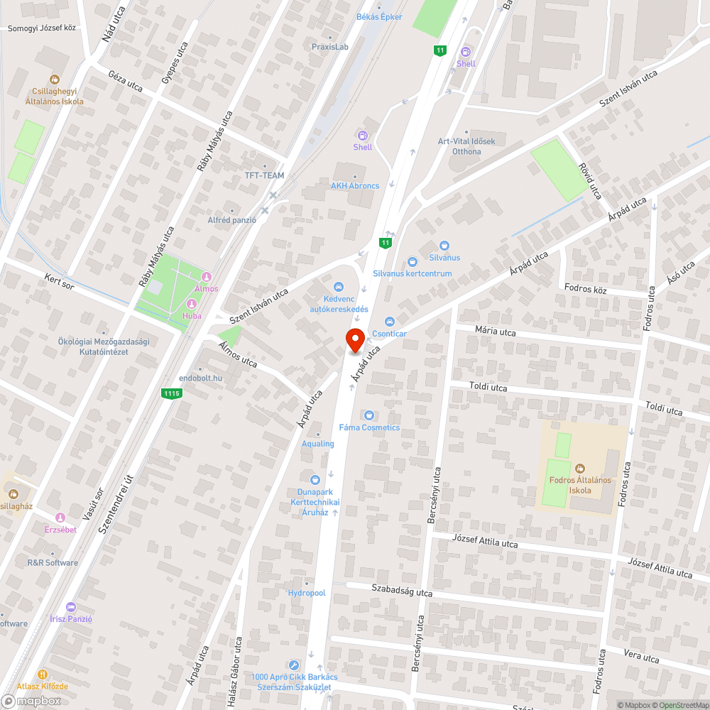 Kamera a zebránál bejelentés helye