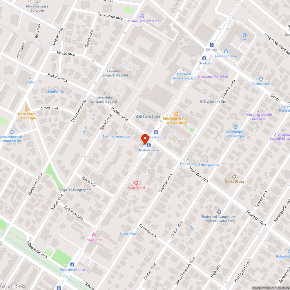 Eldugult esővíz-nyelő bejelentés helye