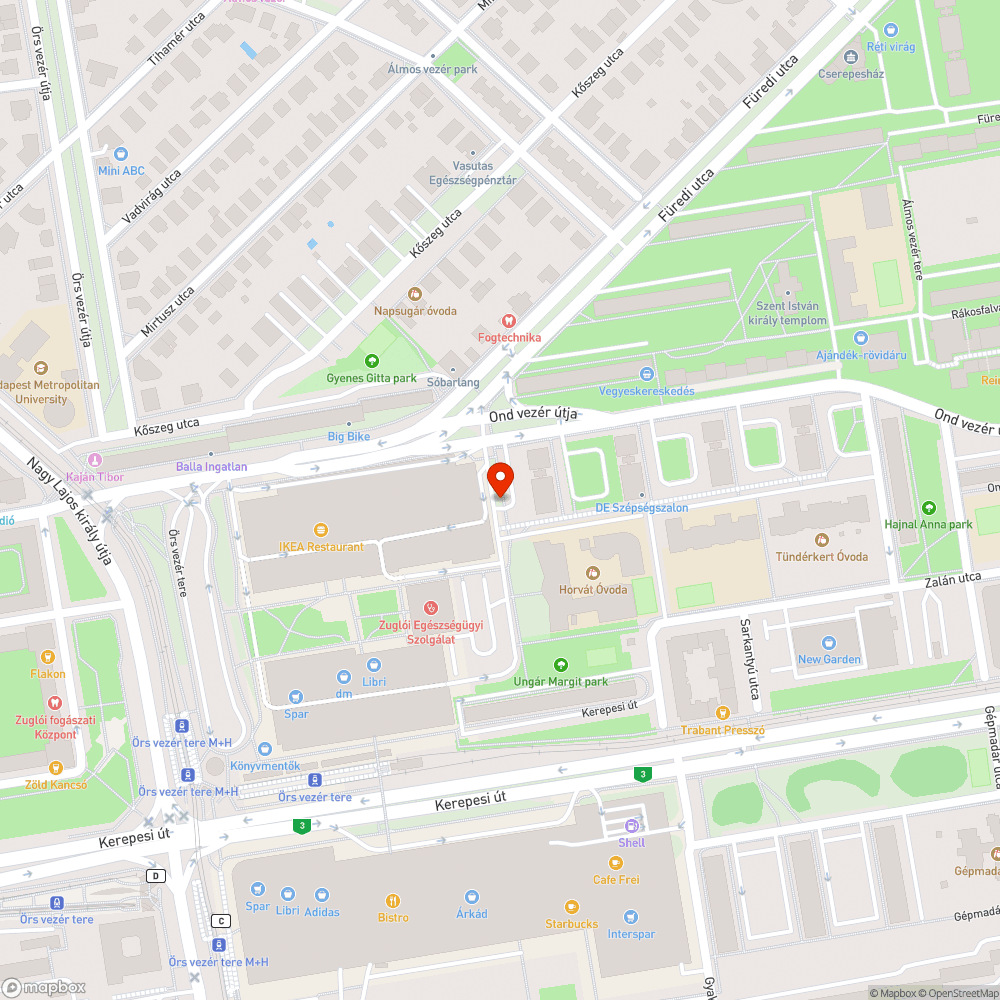 Oszlopmaradvány bejelentés helye