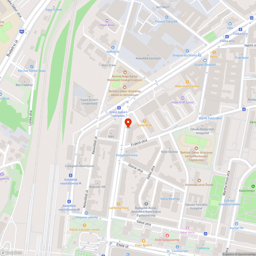 Elhagyott Bogár bejelentés helye