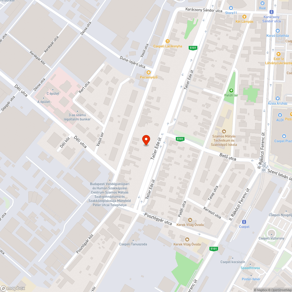 Egyik utcában a járda hiánya bejelentés helye