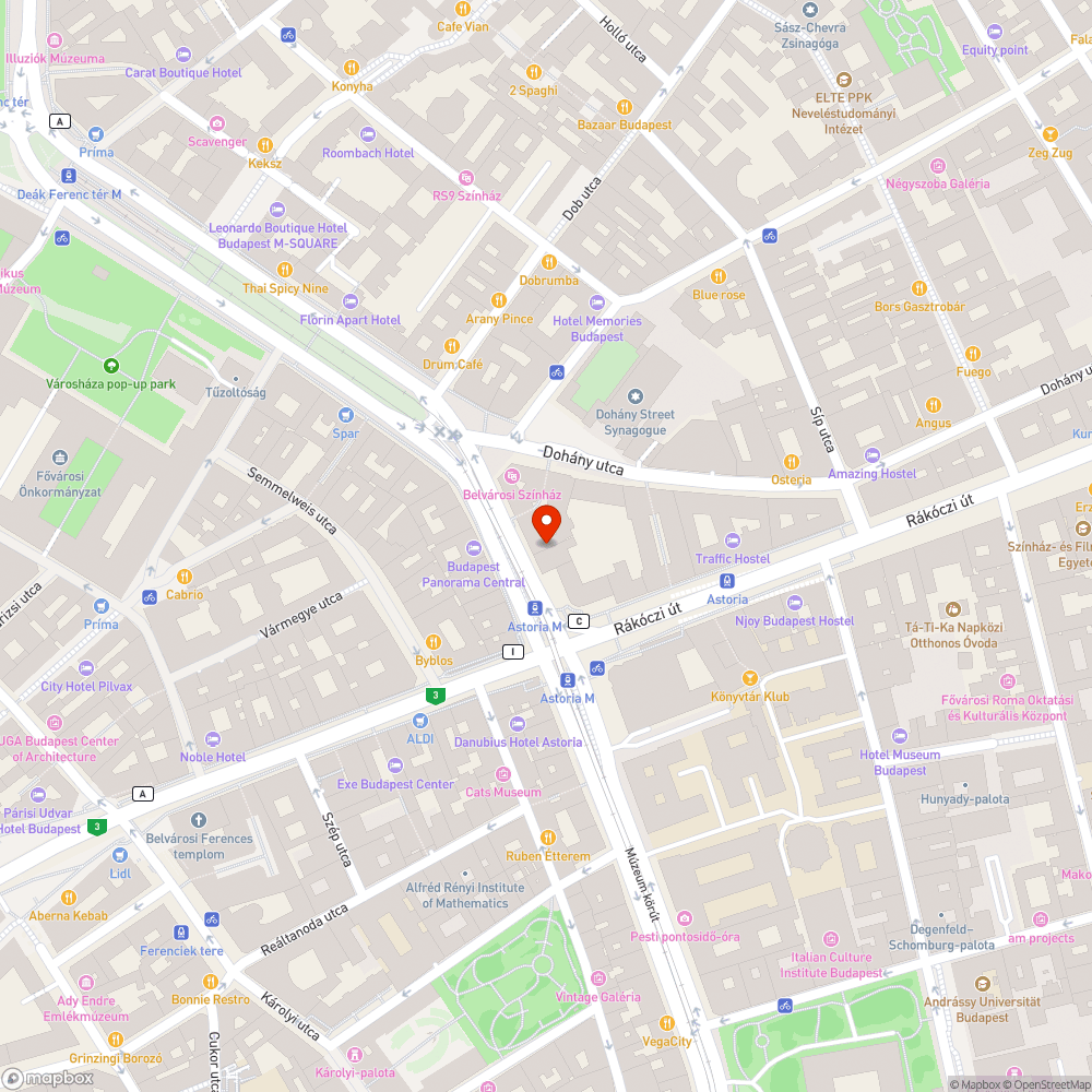 Megsüllyedt villamospálya hatása a buszokra bejelentés helye