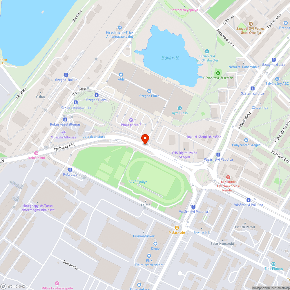 Kiégett lámpák a Kossuth Lajos sugárút végén bejelentés helye